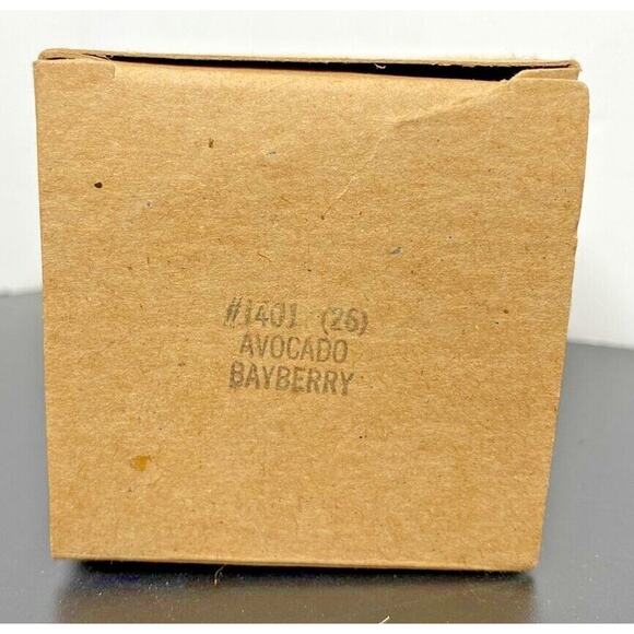 Vintage Columbia Brand Wax Candle Pillar Candle 4”x2.5” USA Green Bayberry New - Picture 2 of 5